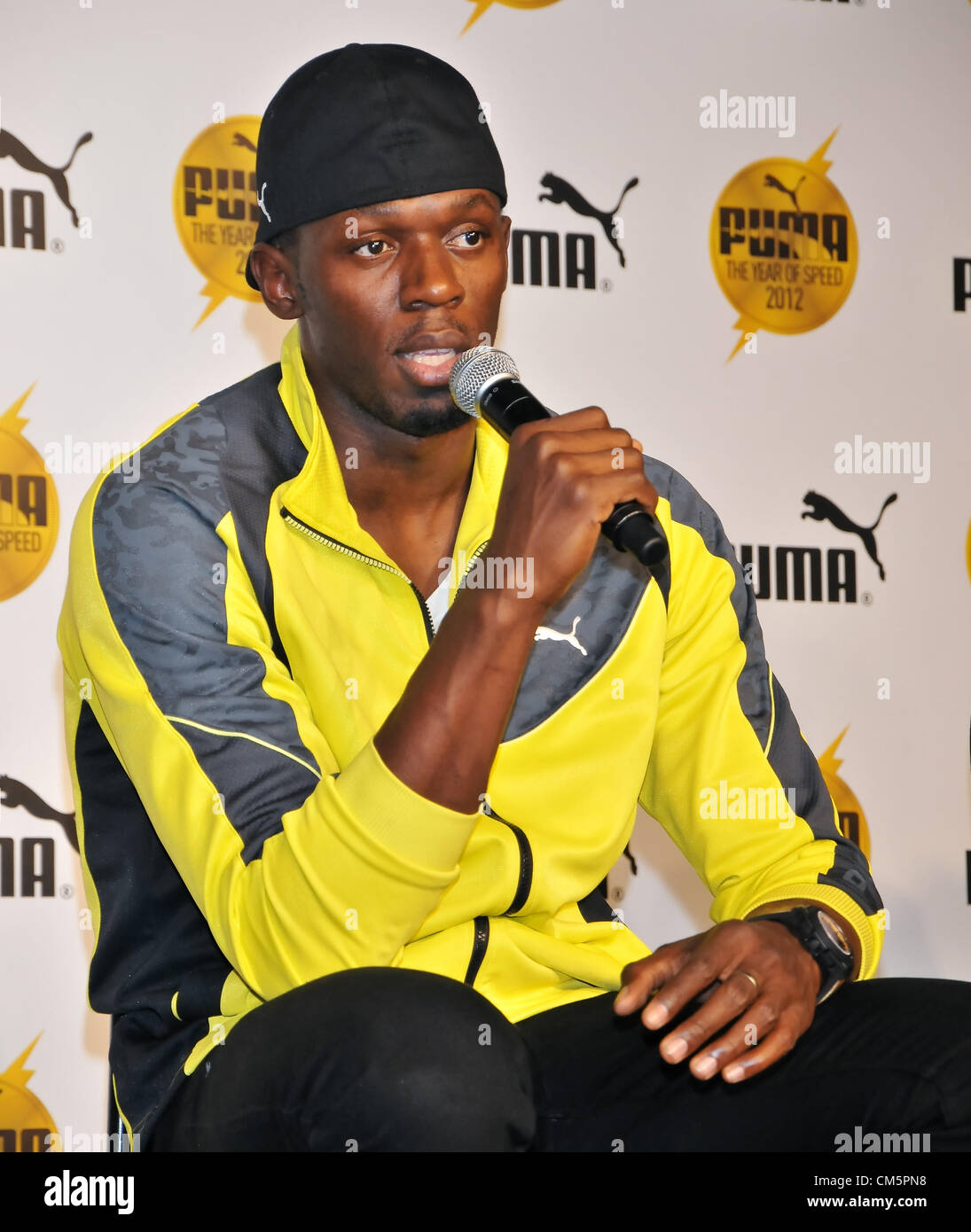 Usain Bolt, OCTOBER 10, 2012 Athletics Jamaican sprinter Usain Bolt