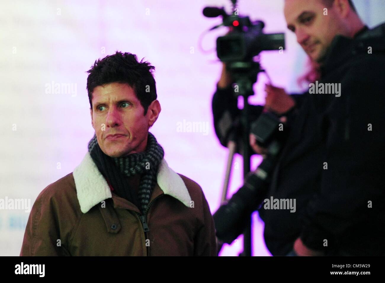 Oct. 11, 2012 - Manhattan, New York, U.S. - Beastie Boys' MIKE D arrives as Madison Square Garden celebrates great moments in the Arena's more than 130 year history with an event on Thursday, October 11, 2012 at Madison Square Park, the location of the original and second Garden arenas. (Credit Image: © Bryan Smith/ZUMAPRESS.com) Stock Photo