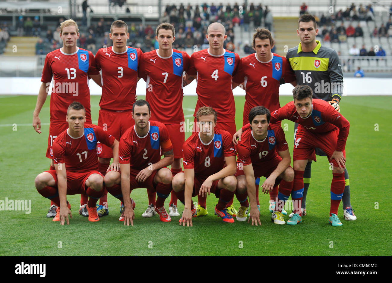 Czech soccer team under-21 in Jablonec nad Nisou, Czech ...