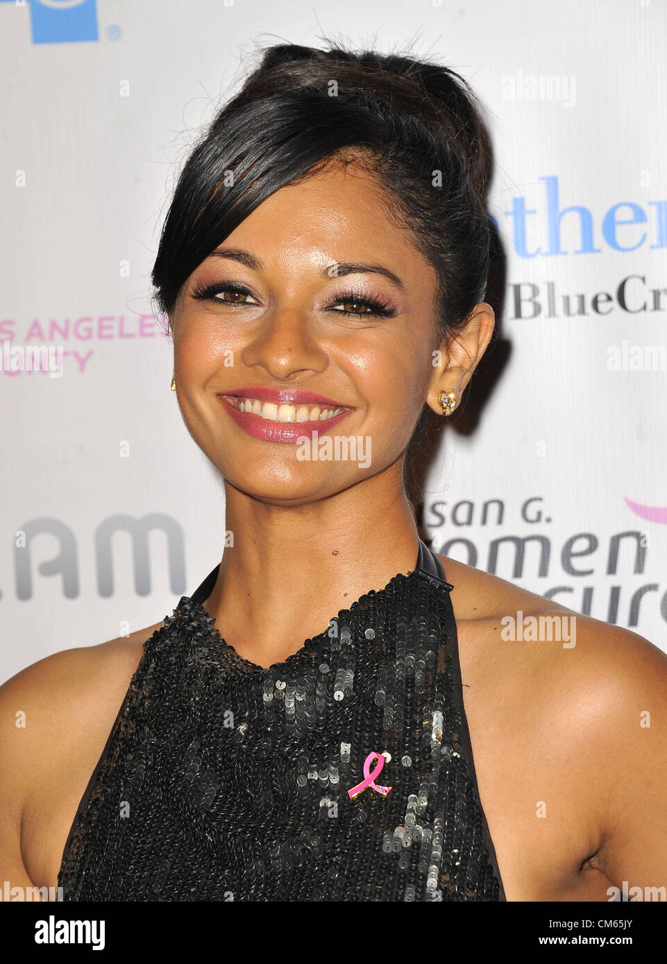 Oct. 13, 2012 - Los Angeles, California, U.S. - Pooja Kumar Attending The 2nd Annual Designs For the Cure Gala held at the Millennium Biltmore Hotel Hotel in Los Angeles, California on October 13, 2012. 2012(Credit Image: © D. Long/Globe Photos/ZUMAPRESS.com) Stock Photo