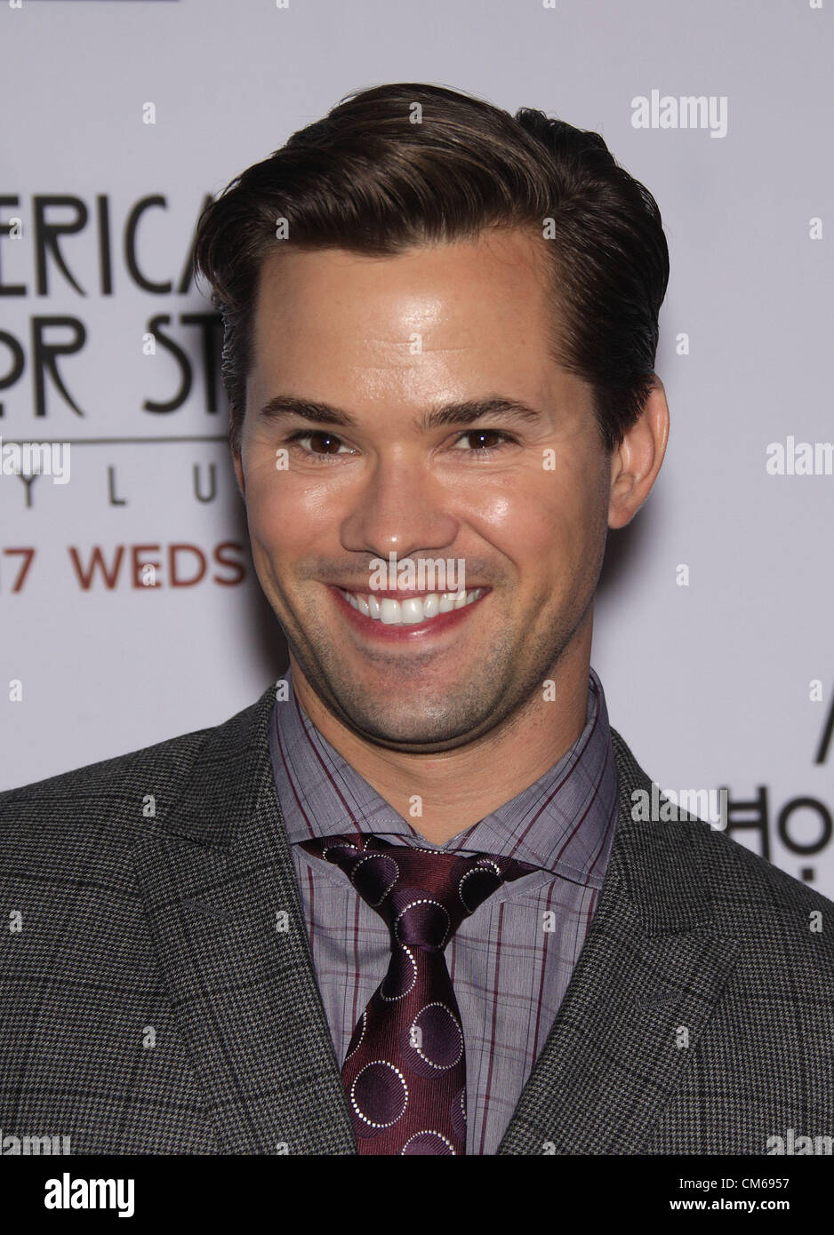 Oct. 13, 2012 - Hollywood, California, U.S. - Andrew Rannells arrives ...