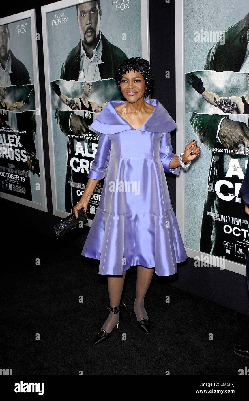 Cicely Tyson At Arrivals For ALEX CROSS Premiere, Cinerama Dome At The ...