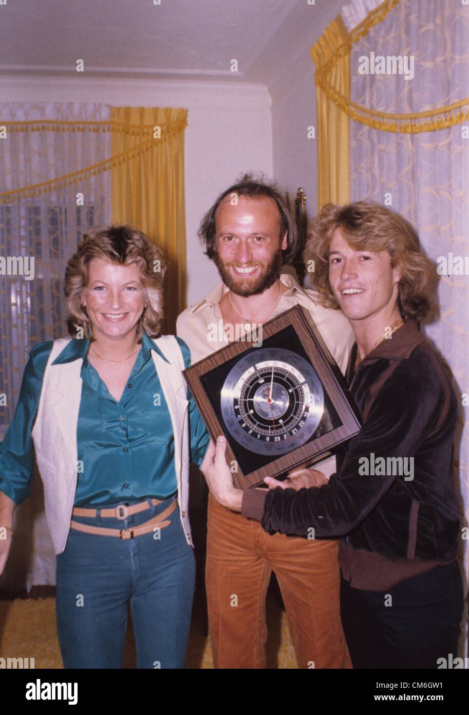 ANDY GIBB with Bee Gees  1979.(Credit Image: © Bob Sherman/Globe Photos/ZUMAPRESS.com) Stock Photo