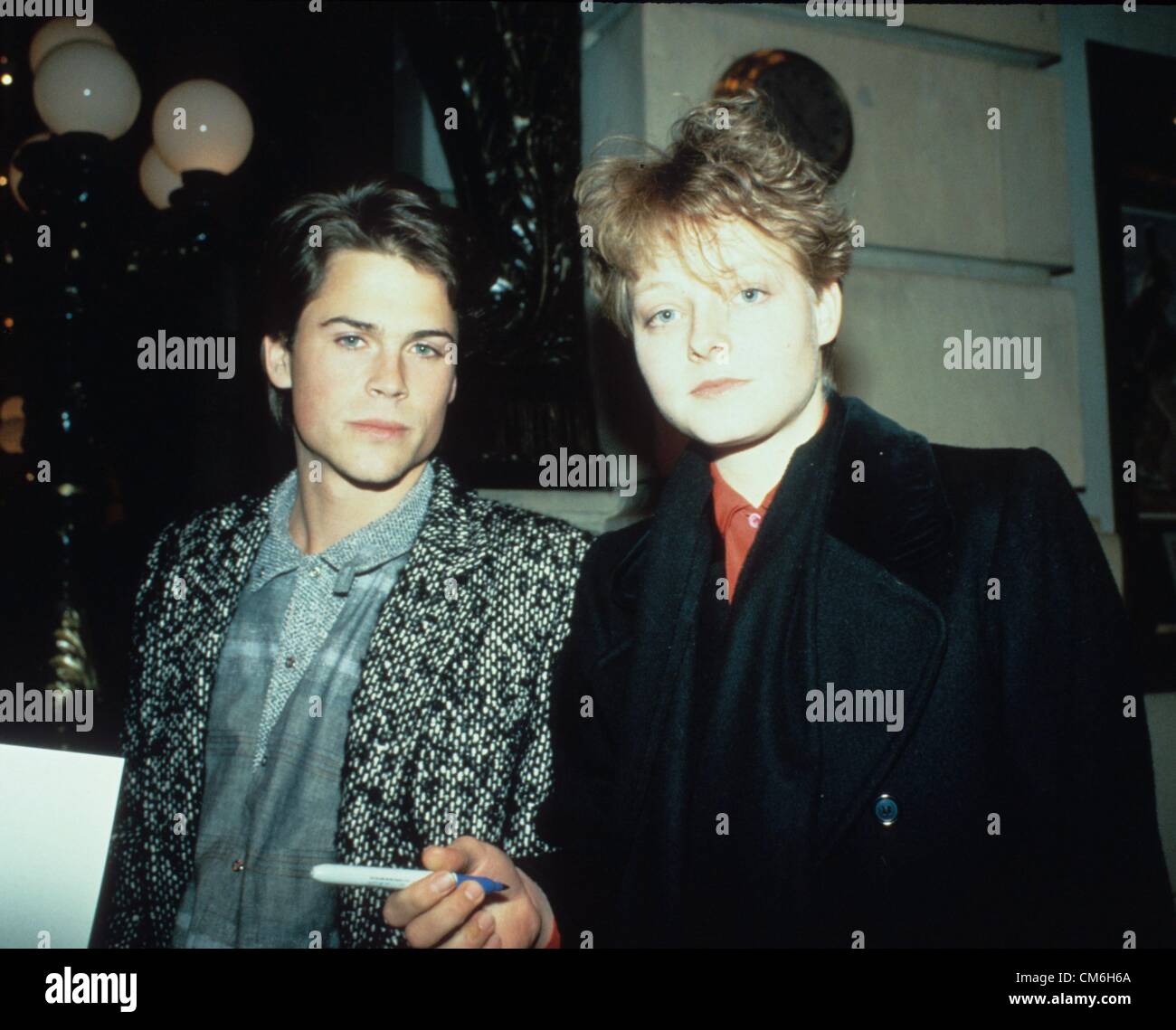 JODIE FOSTER Rob Lowe.n3065.Supplied by Photos, inc.(Credit Image