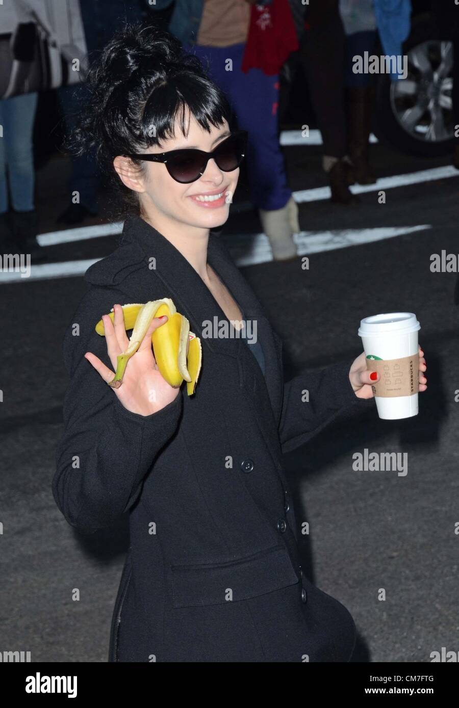 Krysten Ritter out and about for CELEBRITY CANDIDS - MON, , New York, NY October 22, 2012. Photo By: Derek Storm/Everett Collection Stock Photo