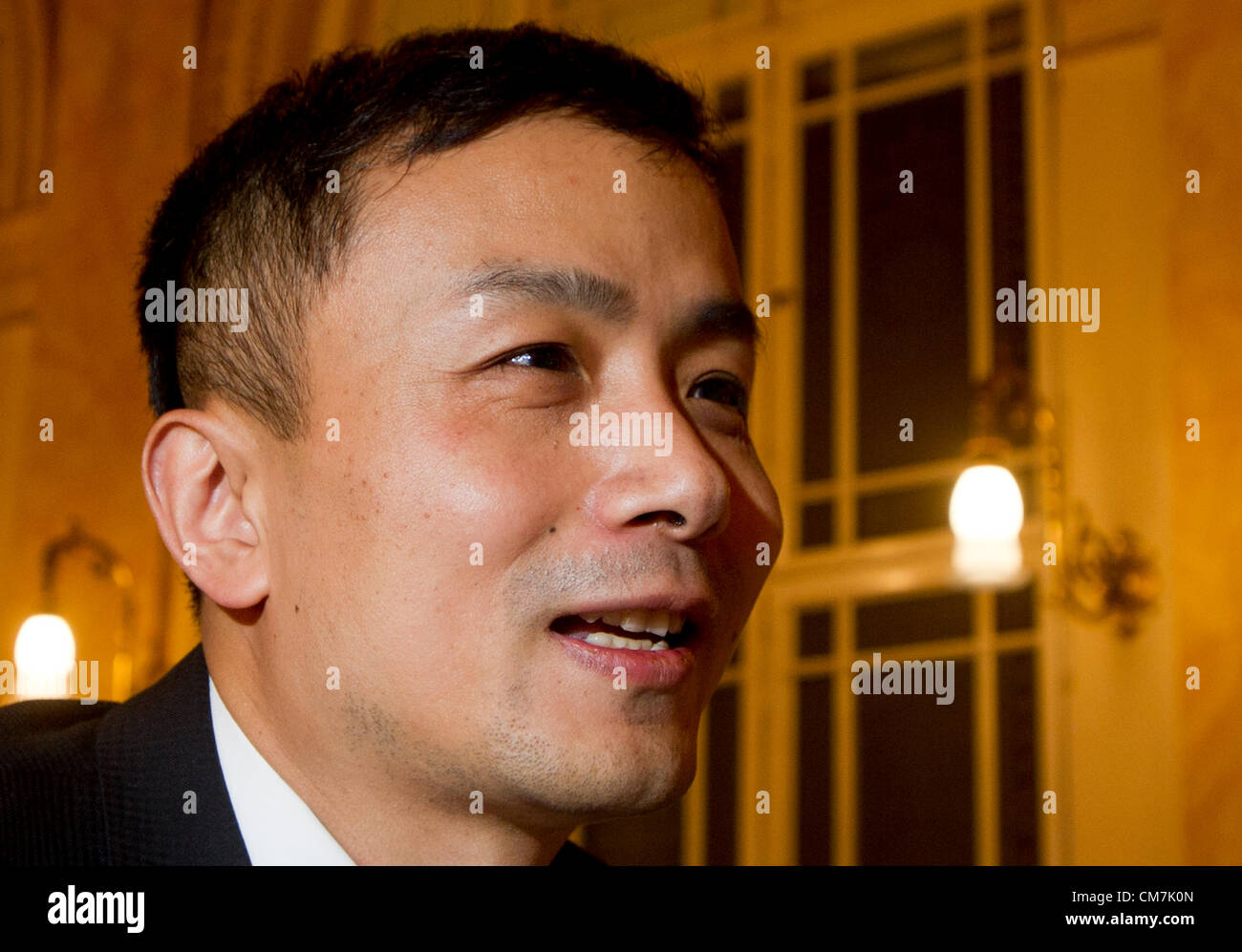 Chinese journalist and blogger Ting Cao during the International Forum ...