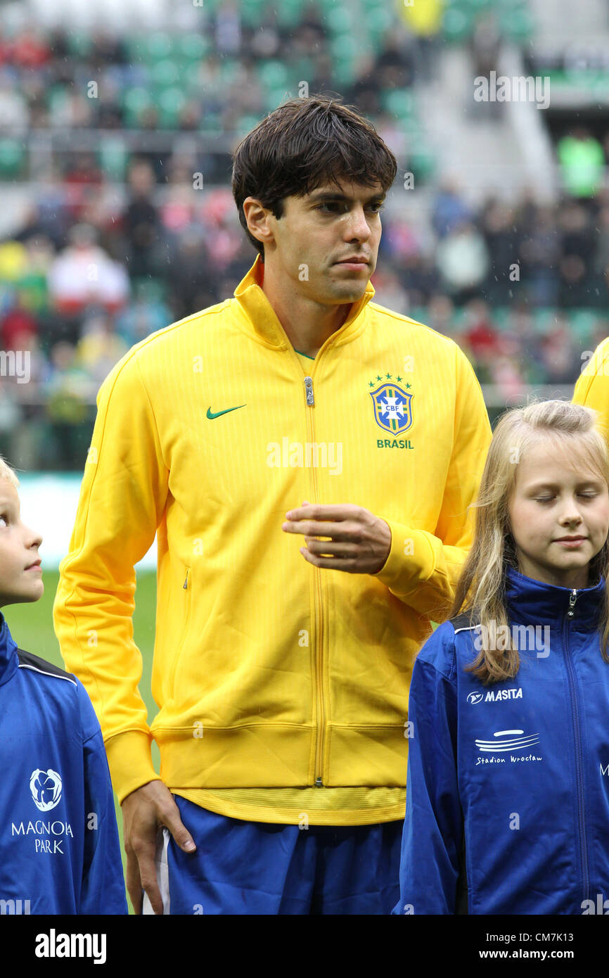 Kaka (BRA), OCTOBER 16, 2012 - Football /Soccer : Kaka of Brazil before the  international friendly match between Japan 0-4 Brazil at Municipal Stadium  in Wroclaw, Poland. (Photo by Kenzaburo Matsuoka/AFLO Stock Photo - Alamy