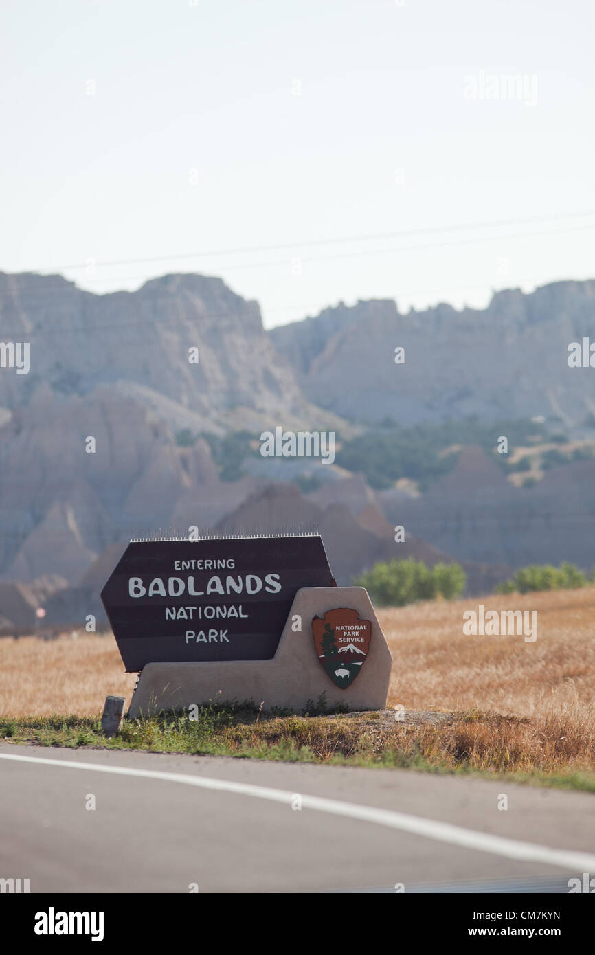 Aug 19 2012 Interior South Dakota U S The Badlands