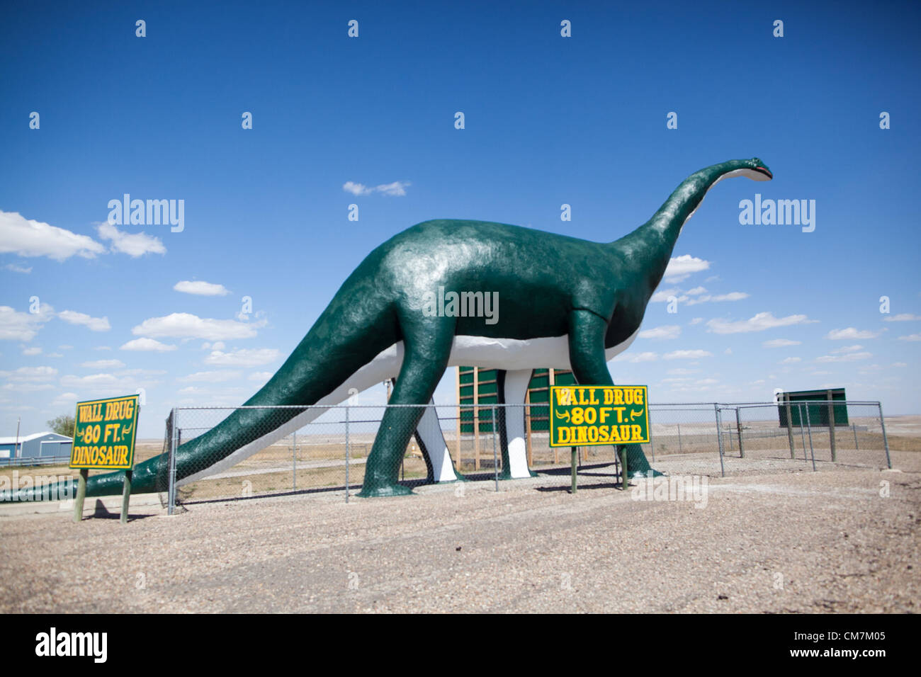 Aug. 19, 2012 Wall, South Dakota, U.S The famous Wall Drug Dinosaur