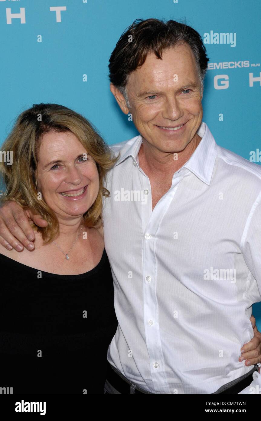 Oct. 23, 2012 - Hollywood, California, U.S. - Bruce Greenwood and Susan Devlin during the premiere of the new movie from Paramount Pictures FLIGHT, held at the Arclight Cinema, on October 23, 2012, in Los Angeles.(Credit Image: © Michael Germana/Globe Photos/ZUMAPRESS.com) Stock Photo