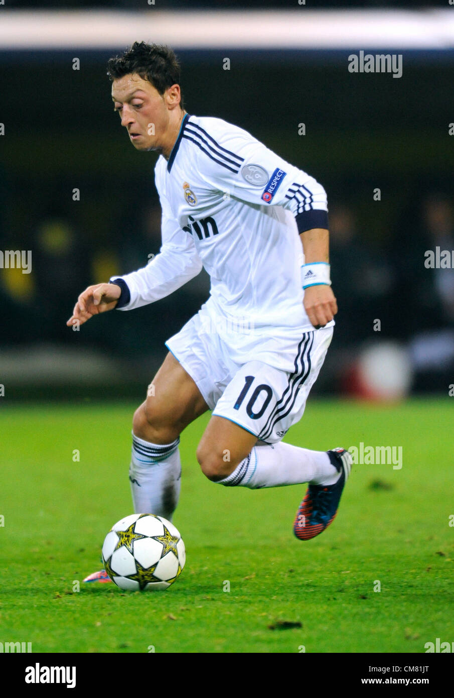 Dortmund, Germany, Football Champions League, 3rd Matchday, Borussia Dortmund - Real Madrid 2:1: Mesut Oezil (Real Madrid) Stock Photo