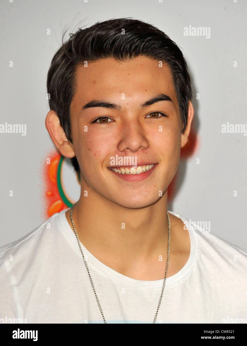 Los Angeles, USA. 25th October 2012. Ryan Potter at arrivals for FUN