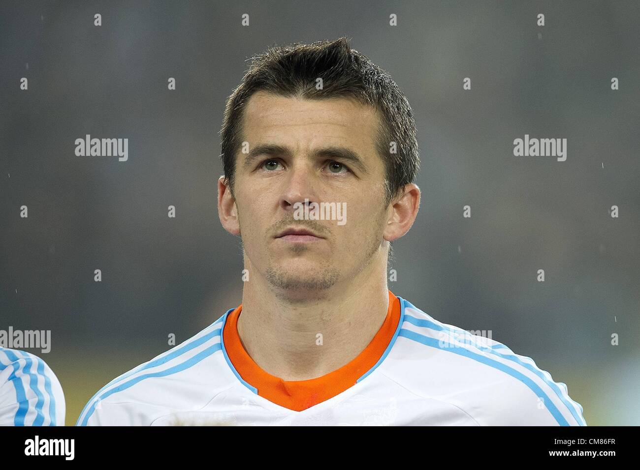 25.10.2012 Moenchengladbach, Germany. Joey Barton before the the Europa League game between Borussia Moenchengladbach and Olympique Marseille from the Borussia Park Stadium. Stock Photo