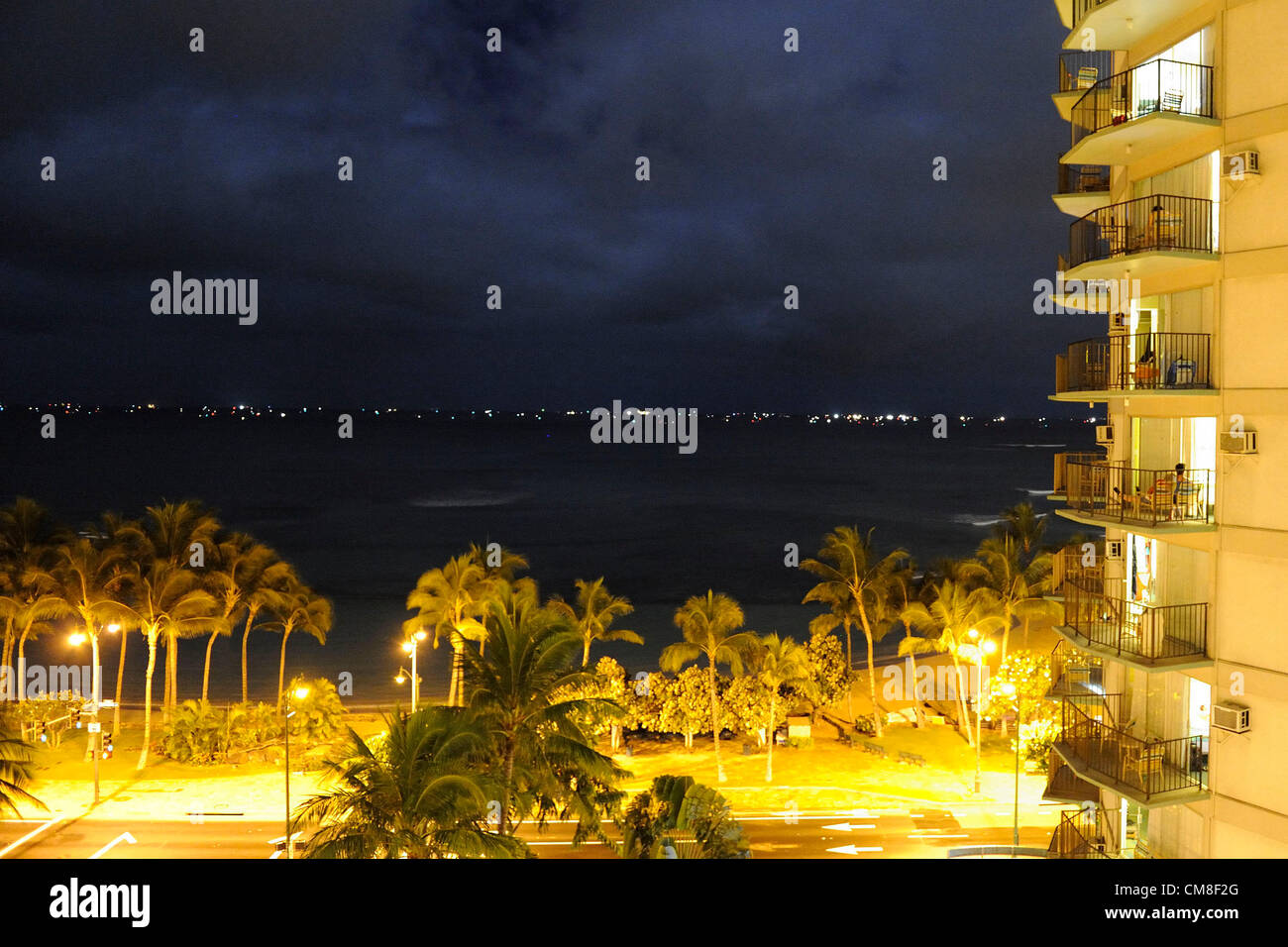 October 2012. Honolulu, Hawaii. A 7.7 Canadian earthquake near Queen Charlotte Islands in B.C. prompted the Pacific Tsunami Warning Center to issue a Tsunami Warning at approximate 7pm Hawaii local time.