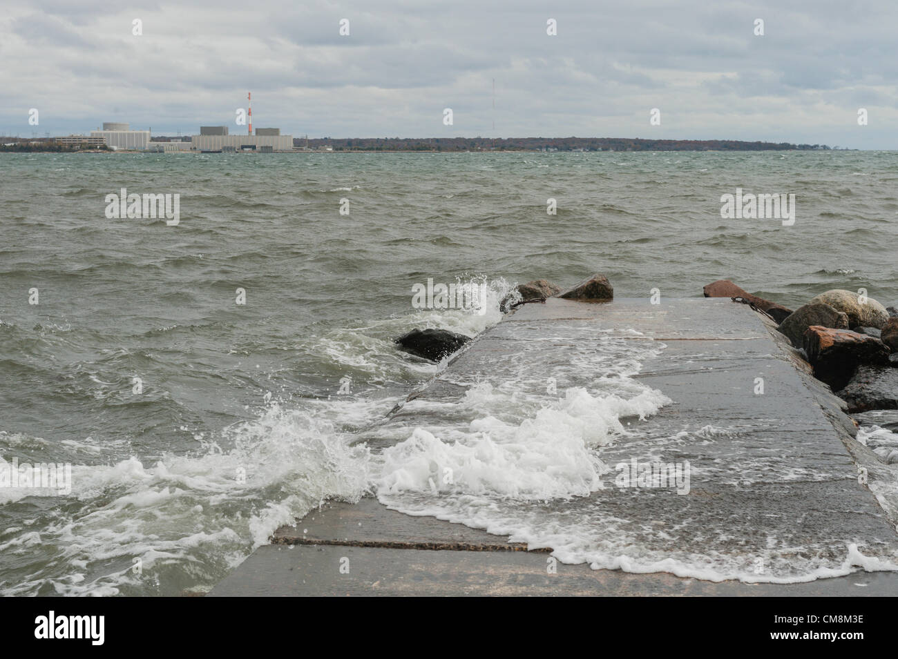 Black Point Beach, Niantic, East Lyme, Connecticut USA 28 Oct 2012