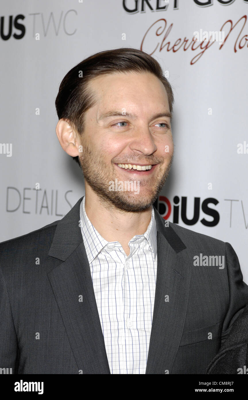 Oct. 29, 2012 - Hollywood, California, U.S. - Toby Maguire during the premiere of the new movie from RADIUS/TWC THE DETAILS, held at the Arclight Cinemas Hollywood, on October 29, 2012, in Los Angeles.(Credit Image: © Michael Germana/Globe Photos/ZUMAPRESS.com) Stock Photo