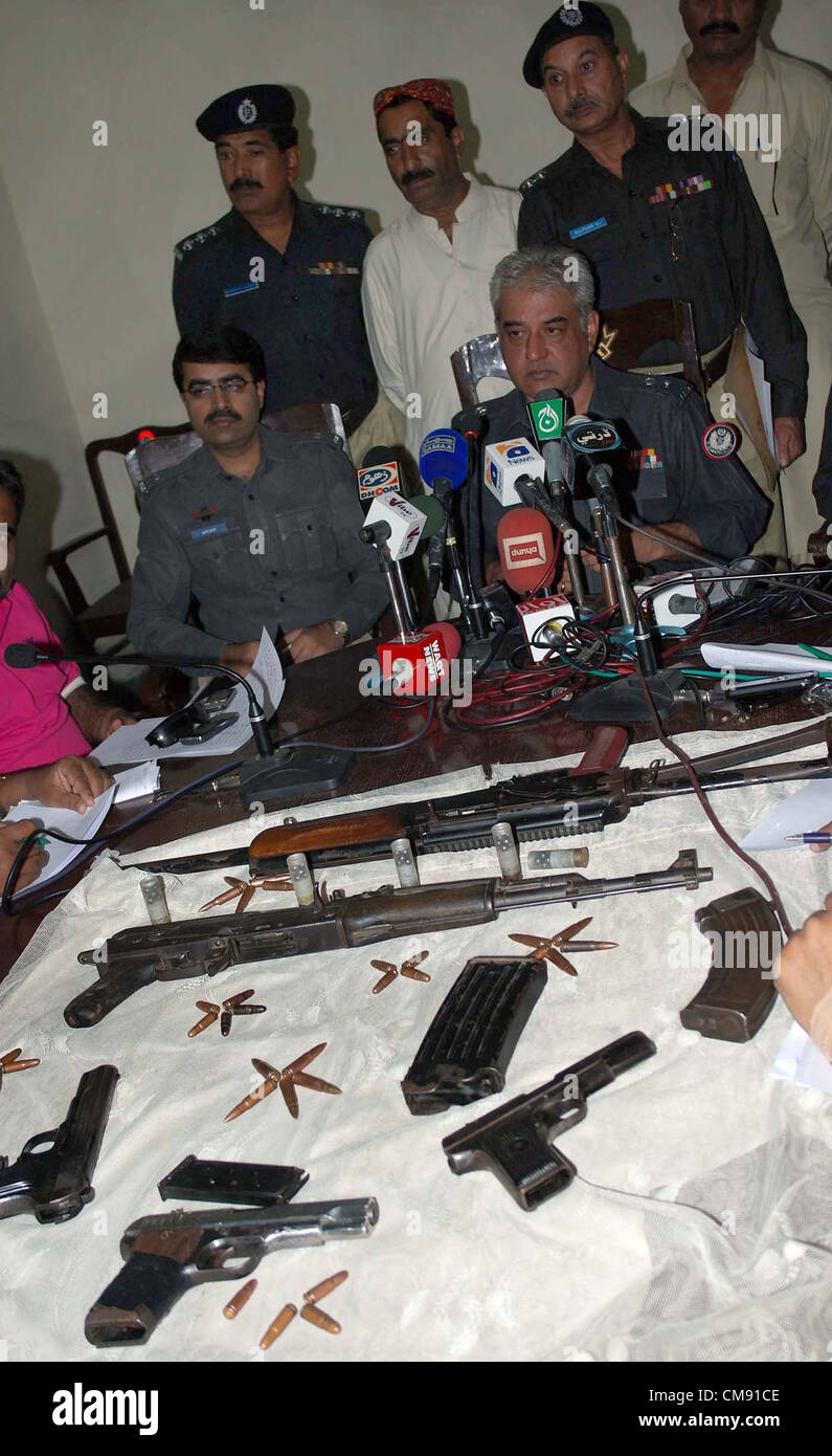 Senior Superintendent of Police Pir Fareed Jan Sarhandi addresses to ...