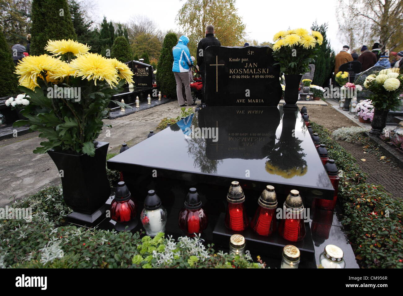 Gdynia, Poland 1st, November 2012 All Saint's Day celebrated in Poland