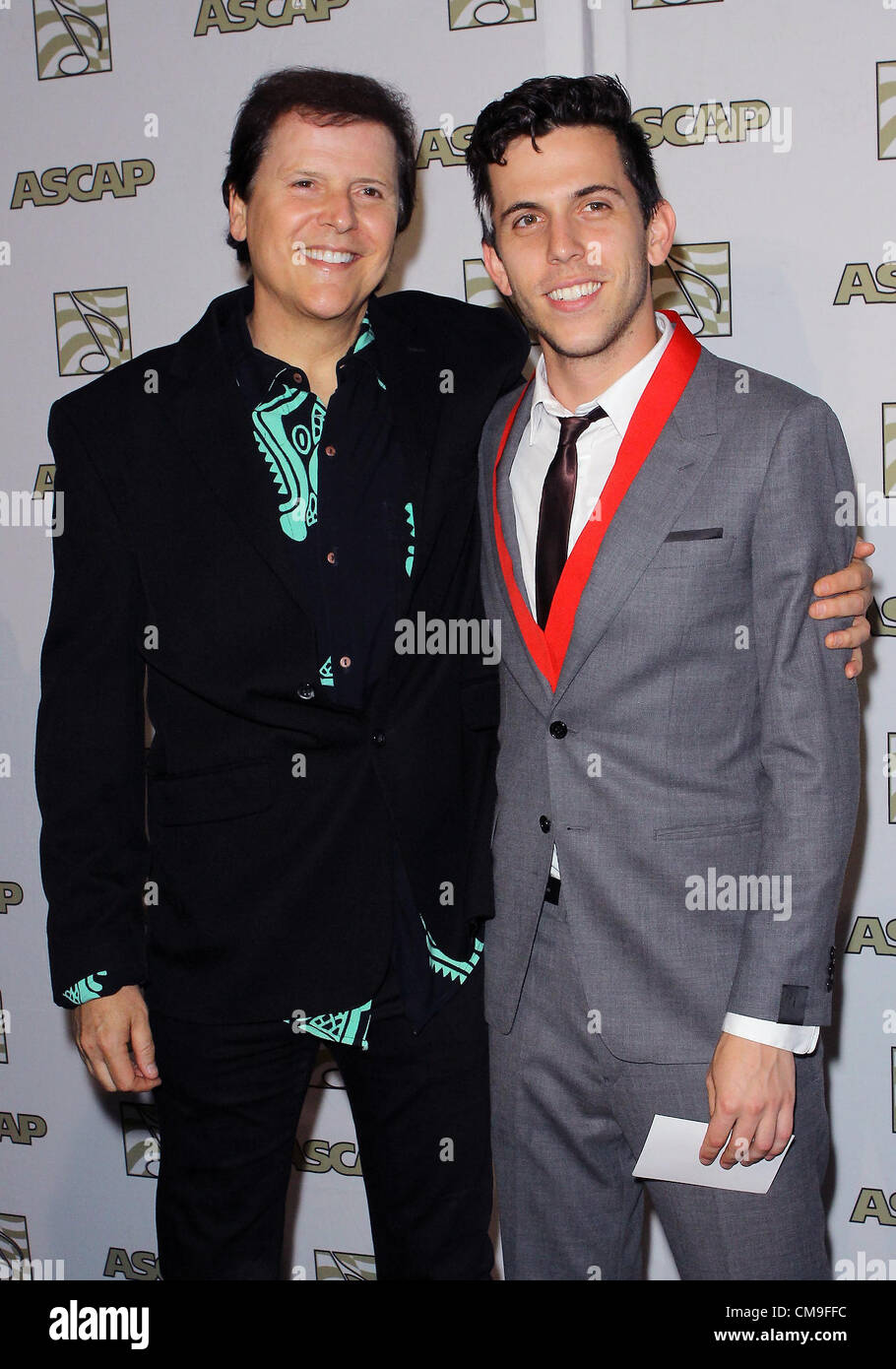 June 28, 2012 - Los Angeles, California, U.S. - Trevor Rabin and Ryan Rabin  attend  ASCAP's 27th Annual Film and Television Awards on the 28th June 2012 at The Beverly Hilton Hotel,Beverly Hills,CA,USA.(Credit Image: Â© TLeopold/Globe Photos/ZUMAPRESS.com) Stock Photo