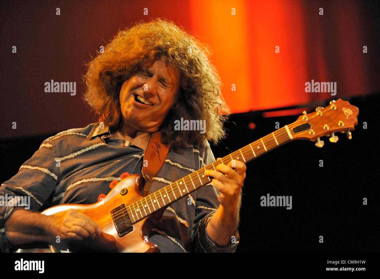 American jazz guitarist Pat Metheny performs live on stage during the 2018  Botanical Nights Festival in Madrid, Spain. Featuring: Pat Metheny Where:  Madrid, Community of Madrid, Spain When: 02 Jul 2018 Credit:
