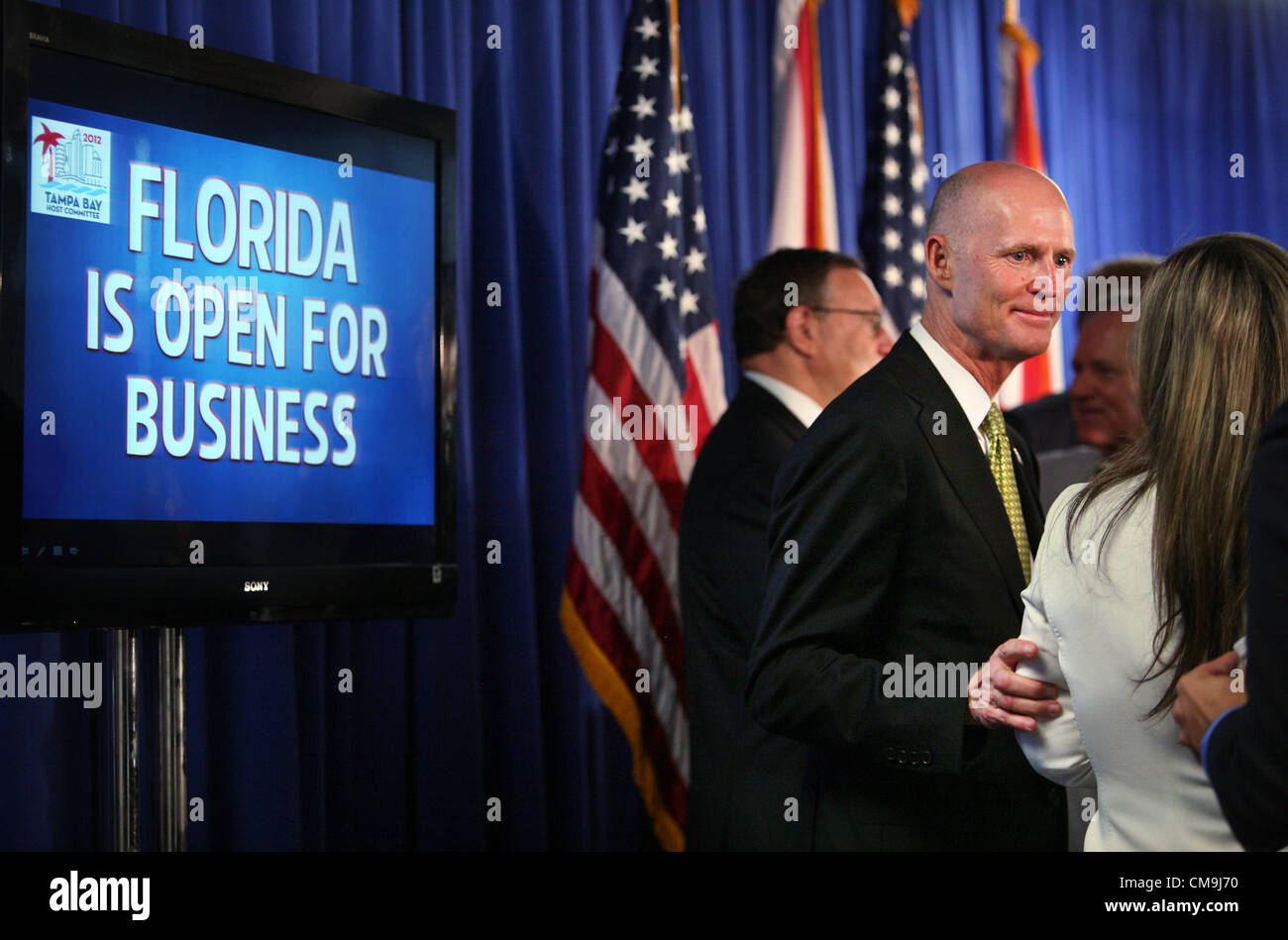 June 29 2012 Tampa Fl Usa Kathleen Flynn L Tampa Bay Stock