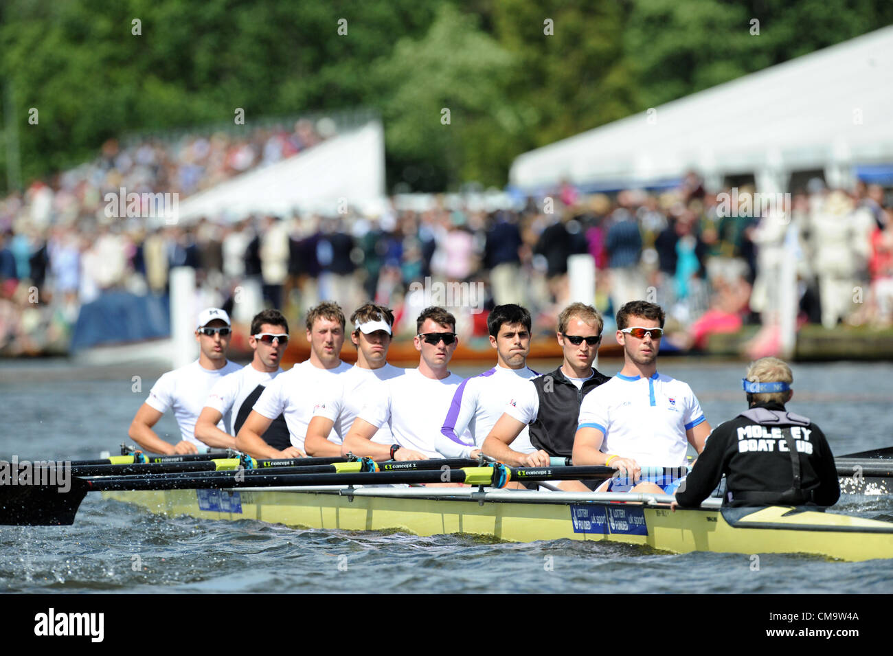 30.06.2012. Henley Upon Thames, England. Thames Challenge Cup. Molesey Boat Club. Stock Photo