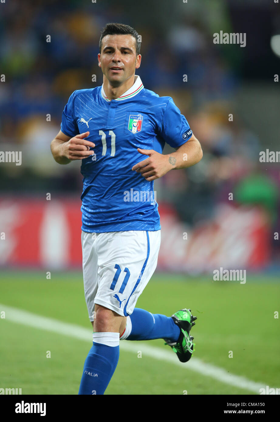 Antonio Di Natale.Antonio Di Natale Spain V Italy Euro 2012 Olympic Stadium Kiev Stock Photo Alamy