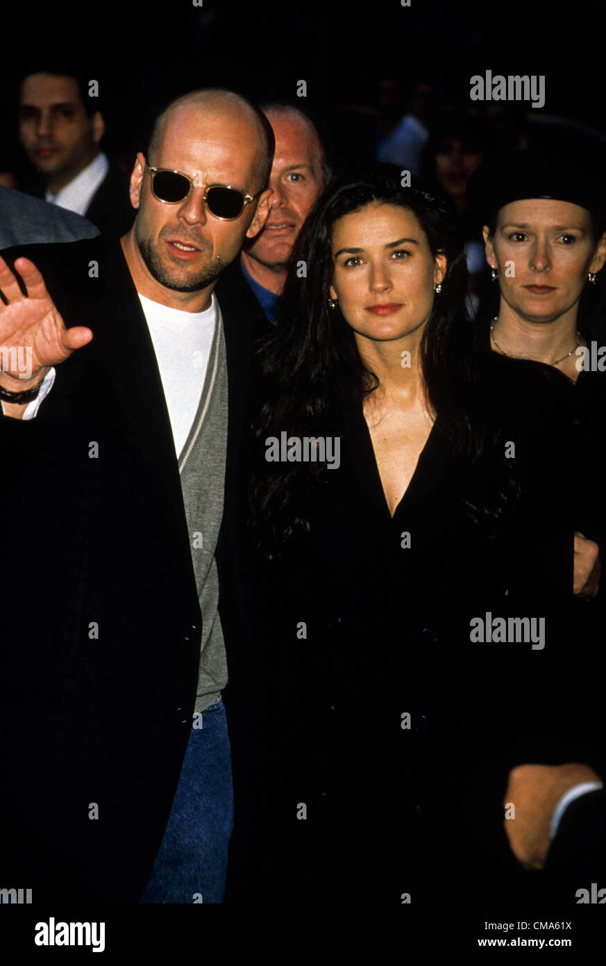 Demi Moore and Bruce Willis 1987/1988 🎬, image size:873x1390