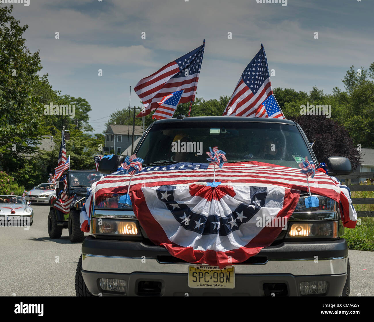 Niantic, Connecticut, July 4, 2012 Residents celebrate Independence