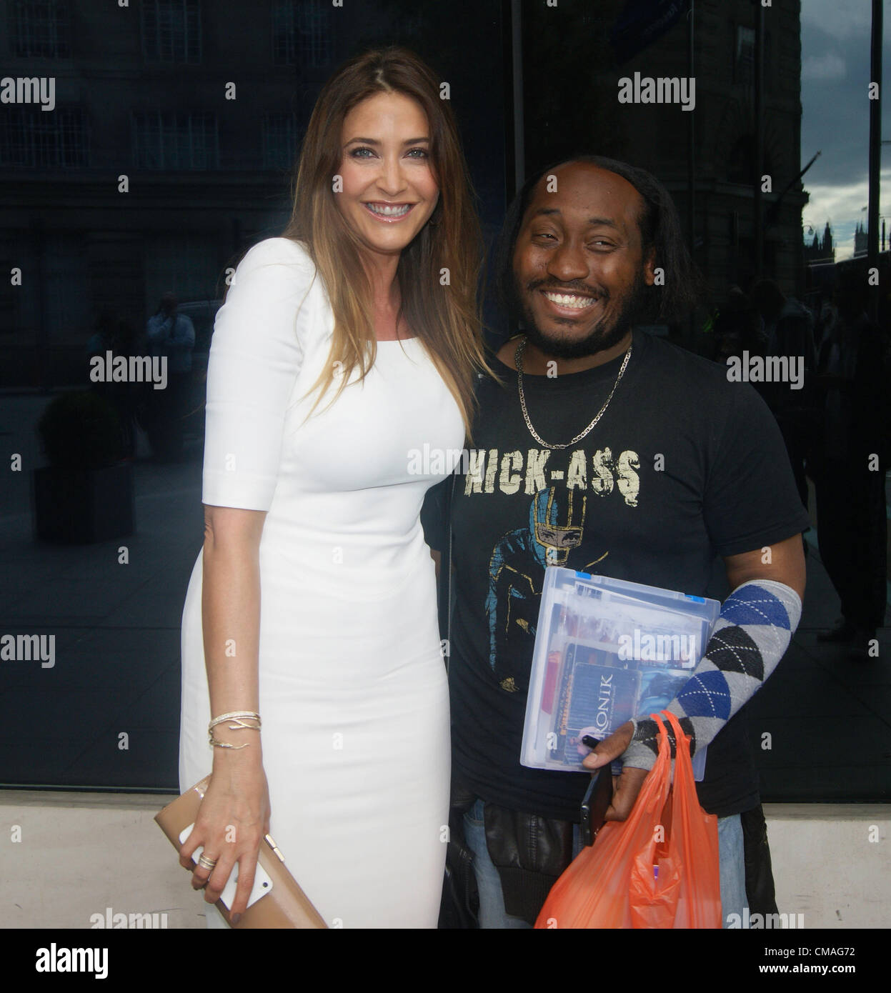 London, UK. 4th July, 2012. Lisa Snowdon Attends the 2012 ARQIVA Commercial Radio Awards in London Stock Photo