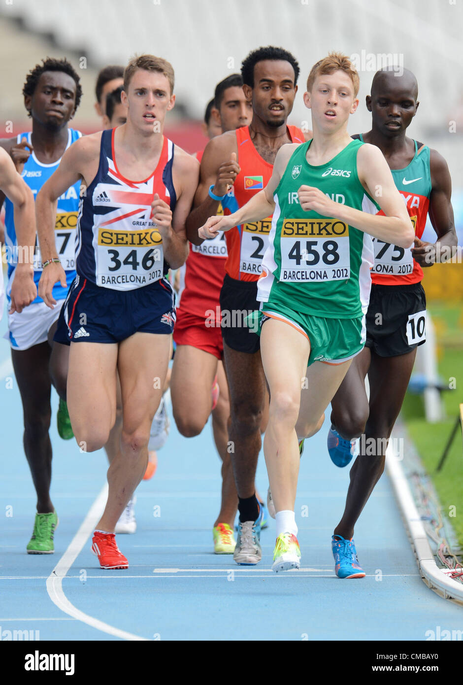 BARCELONA Spain Tuesday 10 July 2012 Charlie Grice Of Great Britain 