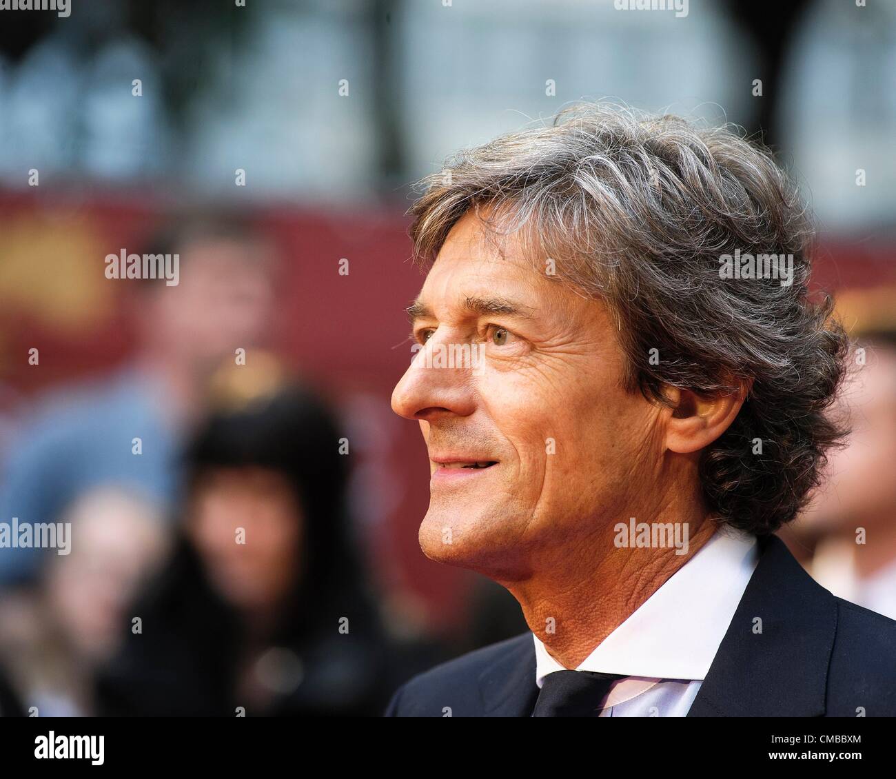 Nigel Havers attends the Great British Premiere of Chariots of Fire on 10/07/2012 at The Empire, Leicester Square, London. Based on a true story, Chariots of Fire was the winner of four Academy Awards®, including Best Picture and Best Original Screenplay.. Persons pictured: Nigel Havers. Picture by Julie Edwards Stock Photo