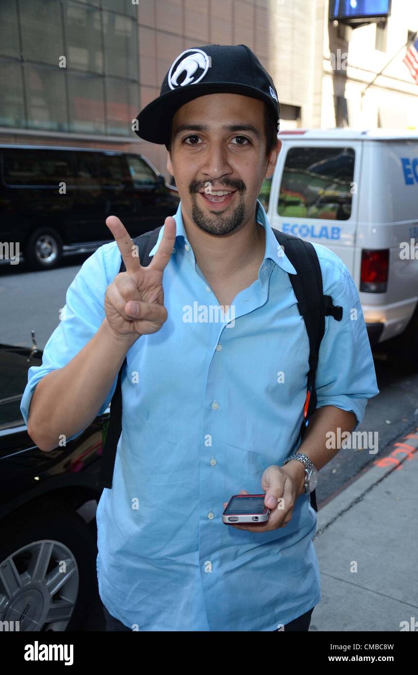 Lin-Manuel Miranda, in Times Square out and about for CELEBRITY CANDIDS - TUE, , New York, NY July 10, 2012. Photo By: Derek Storm/Everett Collection Stock Photo