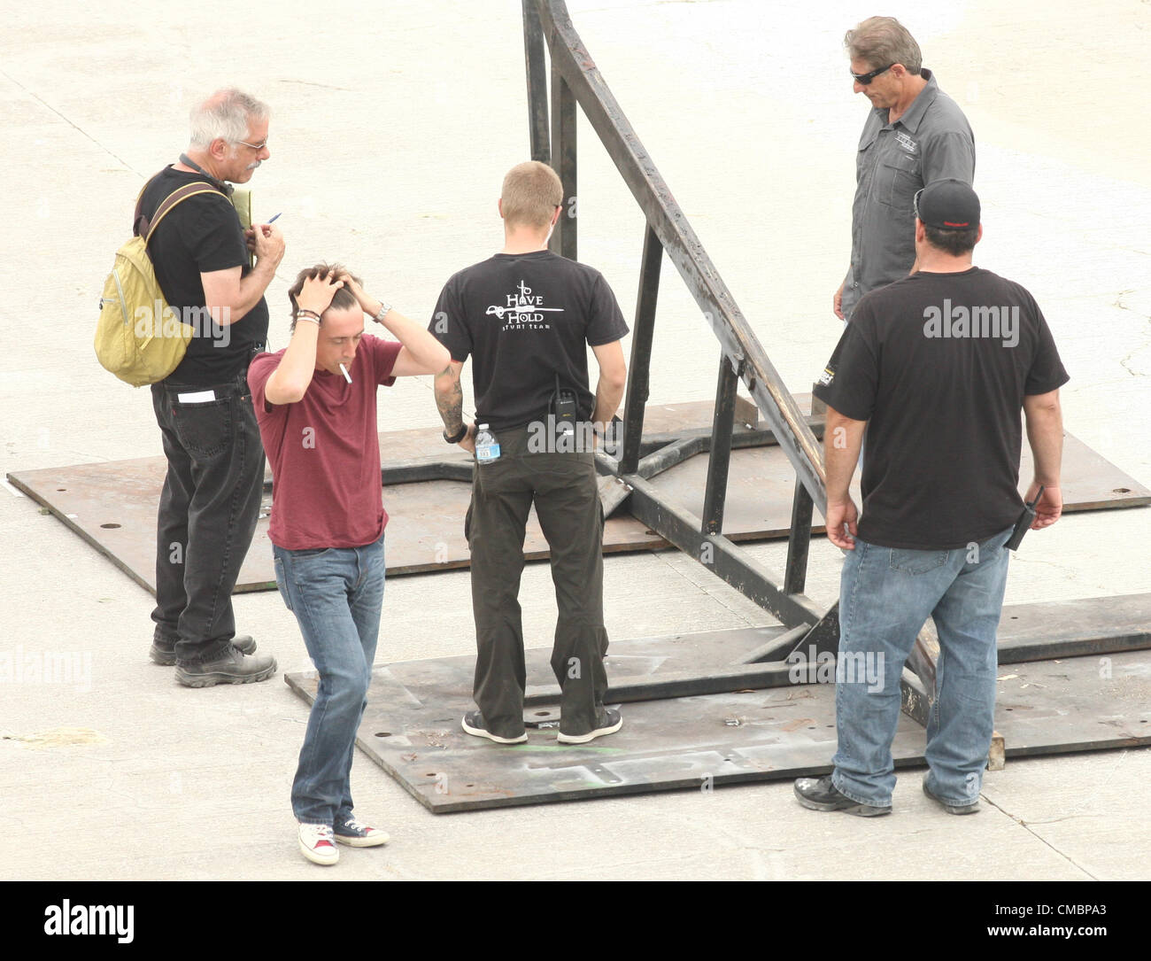 Richard Hammond Richard Hammond S Crash Course Filming The Bbc Tv Show Los Angeles California