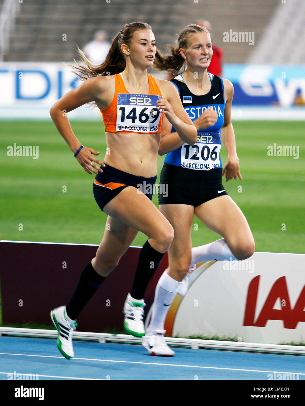 13.07.2012 Barcelona, Spain. 800 Metres for Women ...