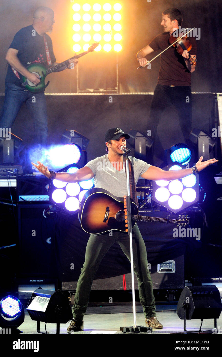July 12, 2012 Toronto, Canada Country Singer Luke Bryan opens for