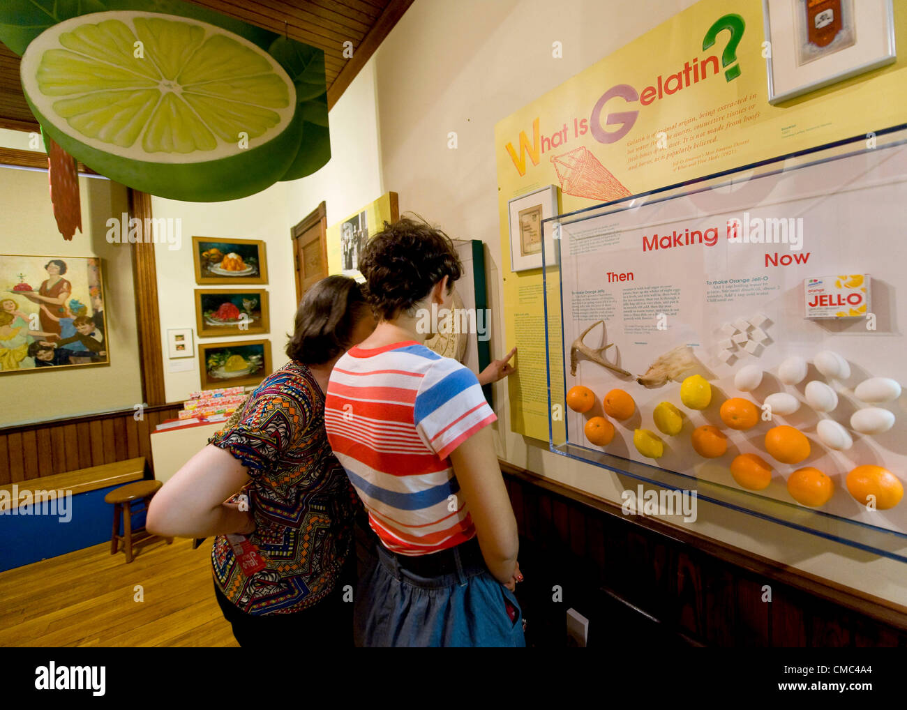 July 14, 2012 Le Roy, NY, USA The JELLO Museum, which occupies