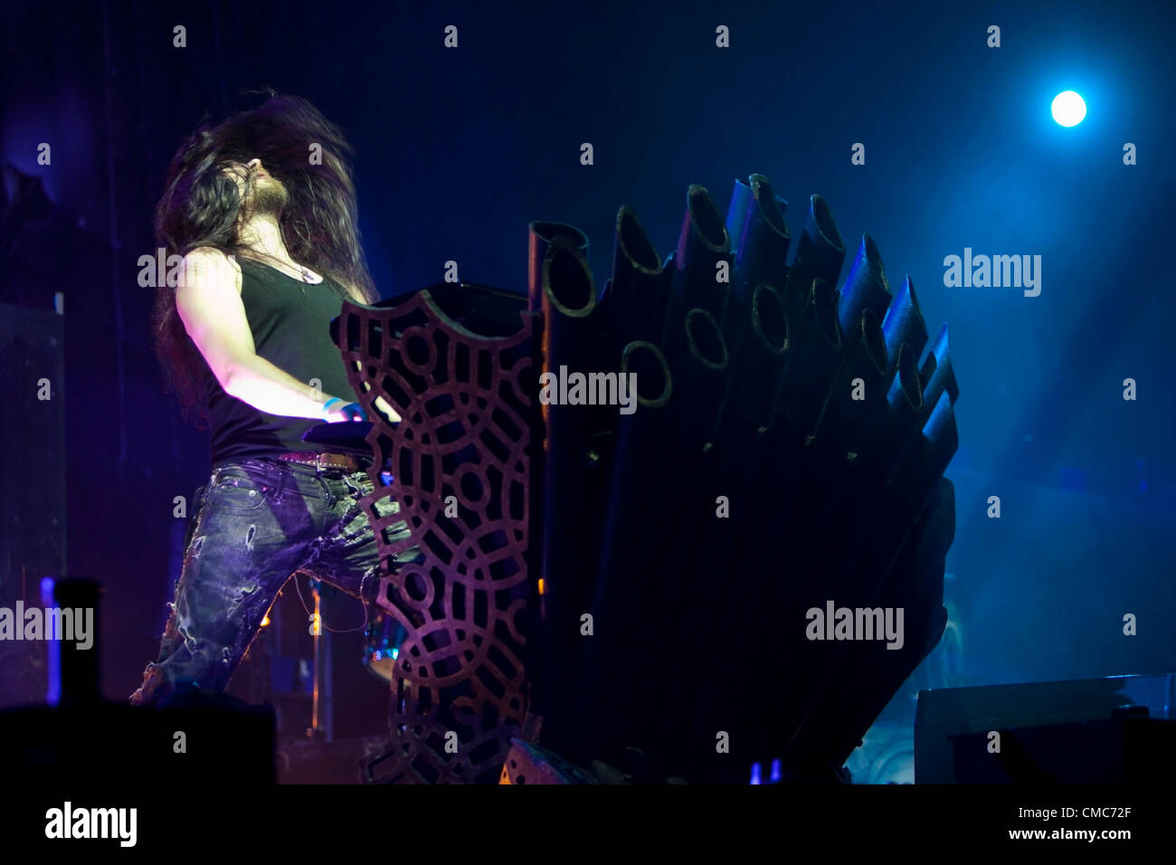 Tuomas Holopainen of group Nightwish from Finland performs during the