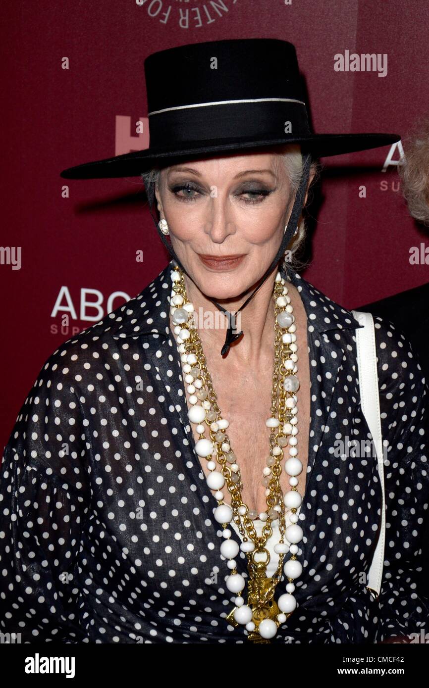 Carmen Dell'Orefice at arrivals for ABOUT FACE: SUPERMODELS THEN AND NOW  Premiere, Paley Center for Media, New York, NY July 17, 2012. Photo By:  Eric Reichbaum/Everett Collection Stock Photo - Alamy