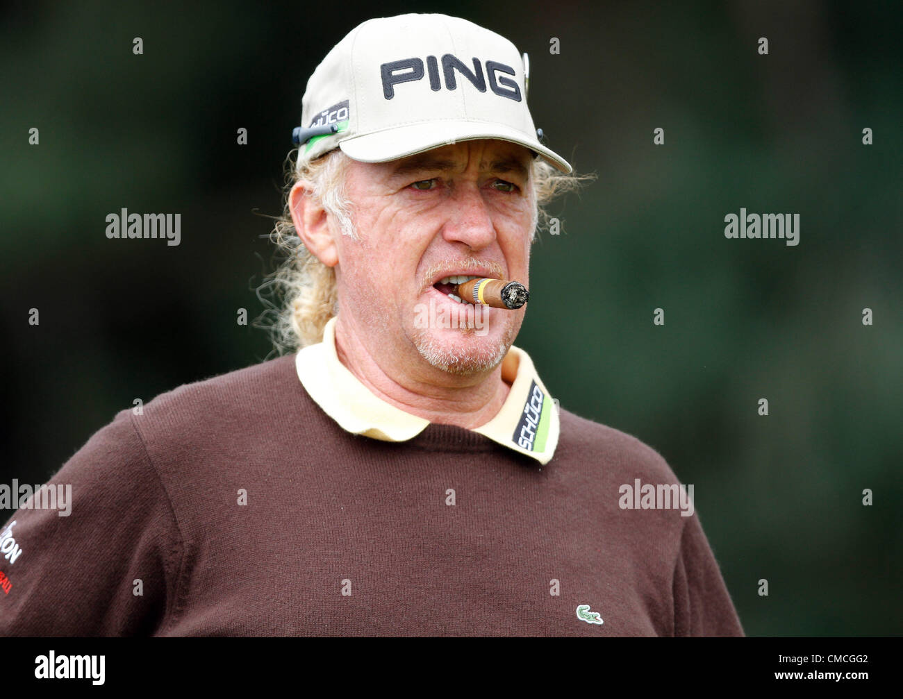 MIGUEL ANGEL JIMENEZ SPAIN LYTHAM & ST.ANNES LANCASHIRE ENGLAND 18 July 2012 Stock Photo