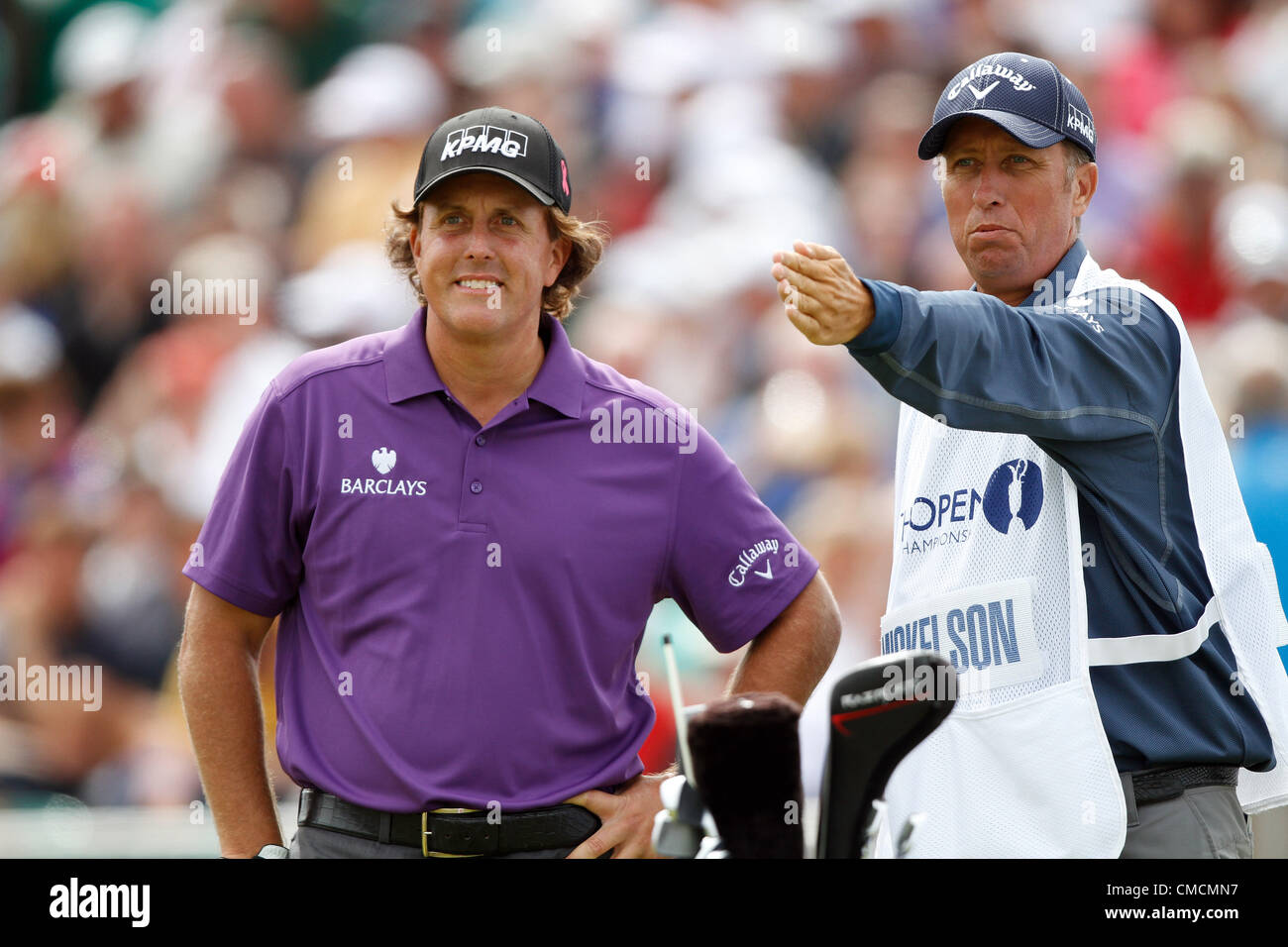 PHIL MICKELSON & CADDY USA LYTHAM & ST.ANNES LANCASHIRE ENGLAND 19 July