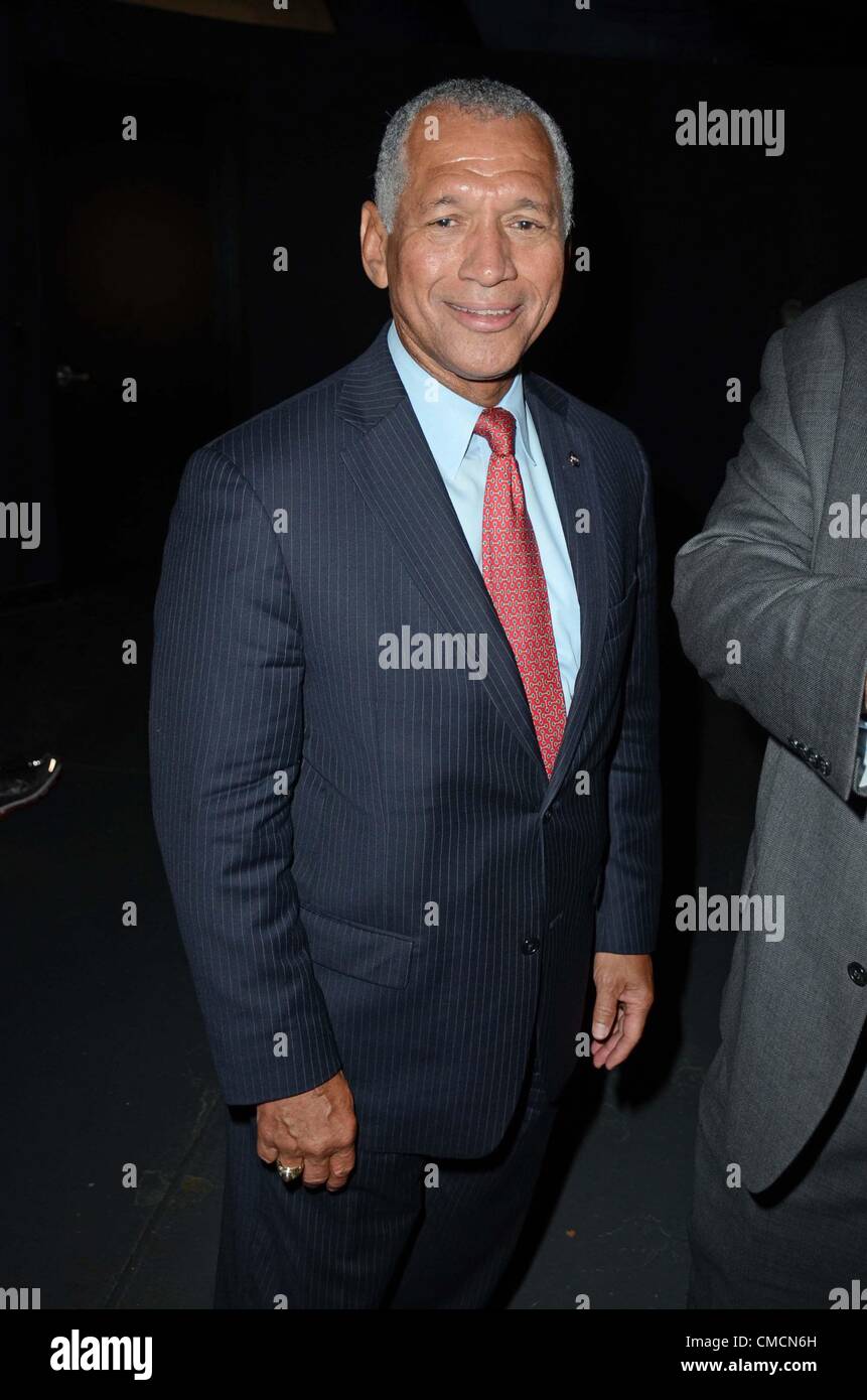 Thursday 19th July 2012. New York, USA. Charles Bolden in attendance for Intrepid's Space Shuttle Enterprise Pavilion Grand Opening, The Intrepid Sea, Air and Space Museum, New York. Stock Photo