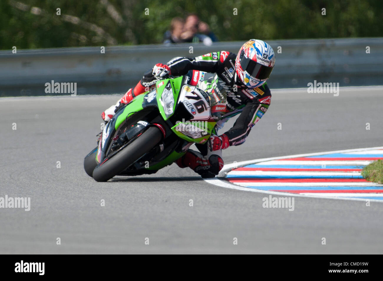 21.07.2012. Brno, Czech Republic. rider 76 Loris Baz
