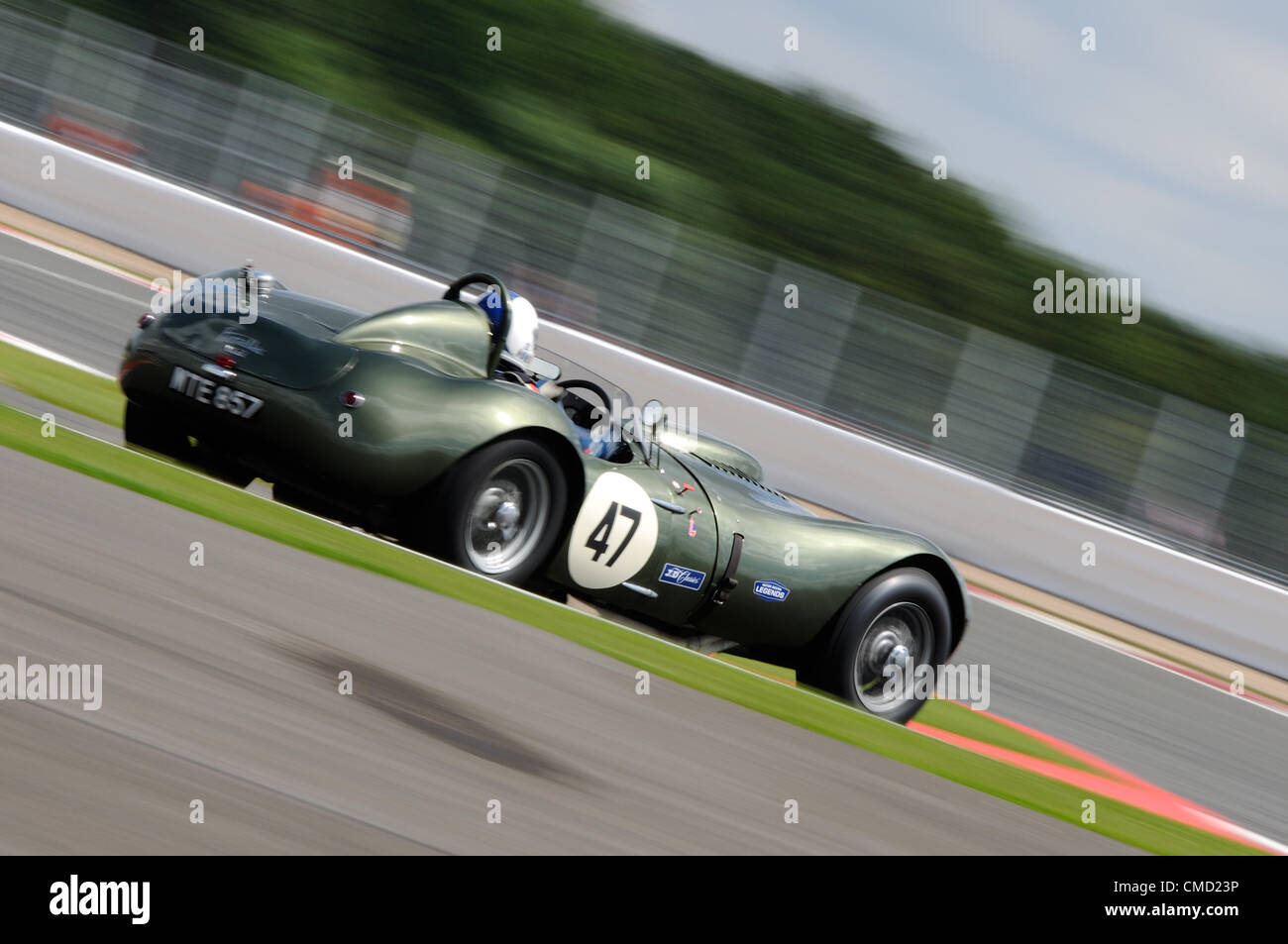 21st July 2012, Silverstone, UK Tony Bianchi and Nick Wigley's Allard ...