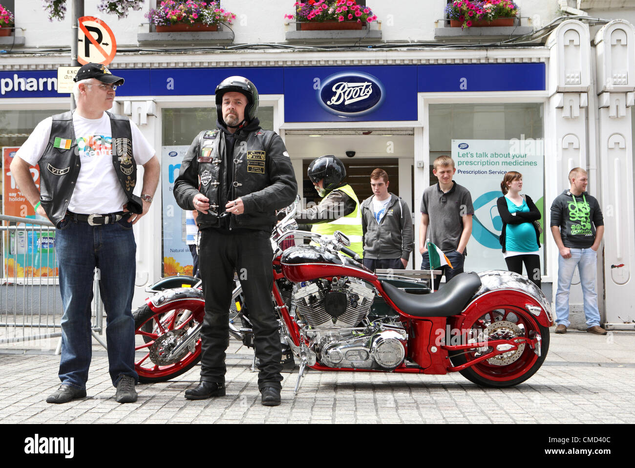 Waterford Motorcycle Fest 2012 Ireland Stock Photo