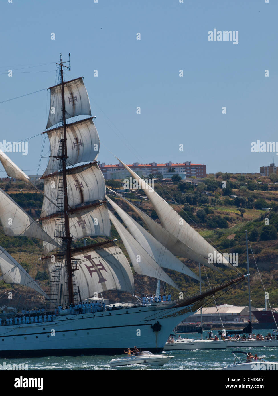 Tall ships race lisbon hi-res stock photography and images - Alamy