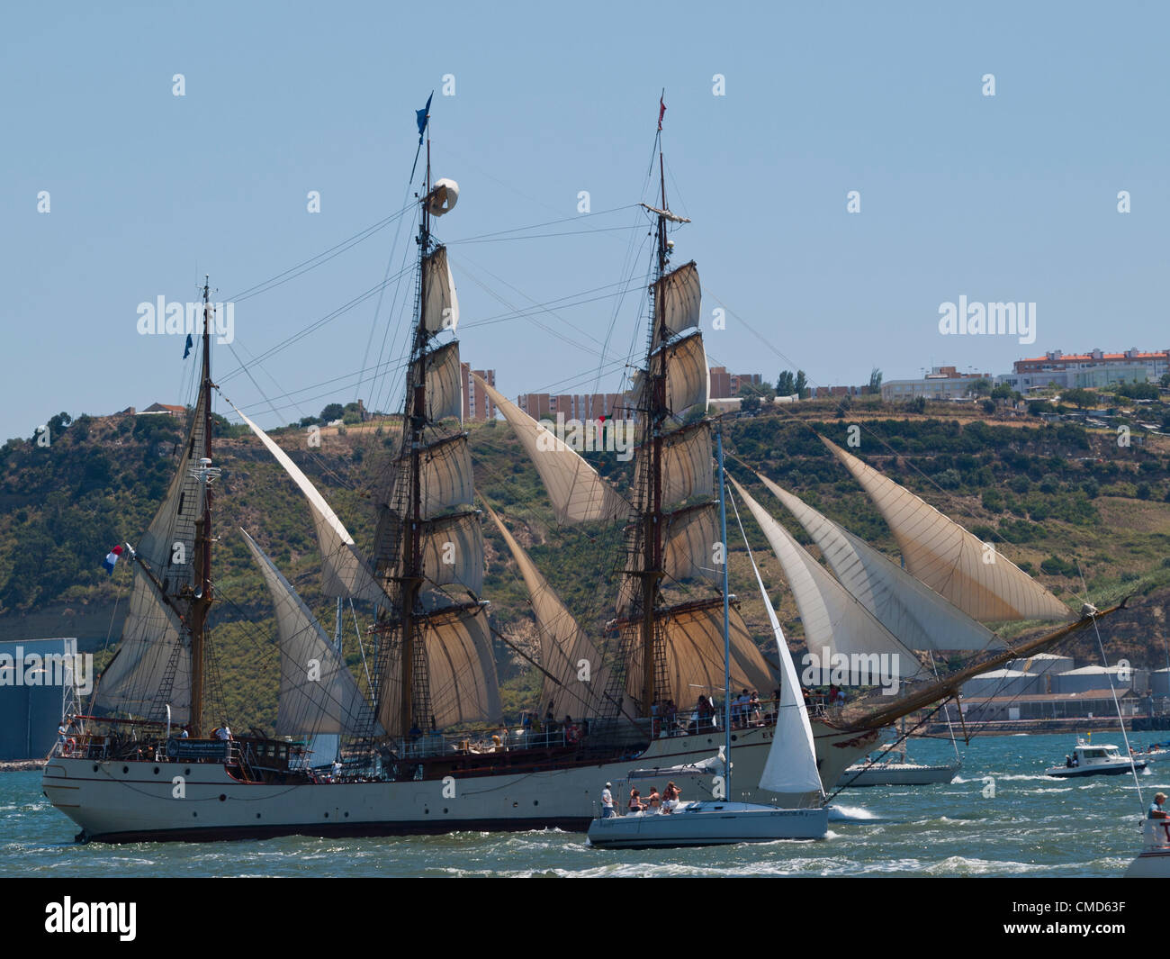 Tall ships race lisbon hi-res stock photography and images - Alamy