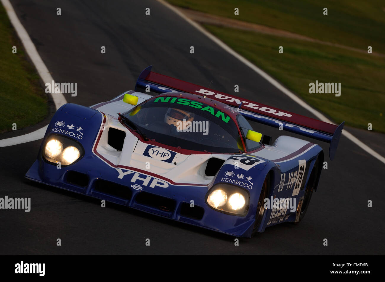 21st July 2012, Silverstone, UK. Kent Abrahamsson's Nissan R90 CK ...