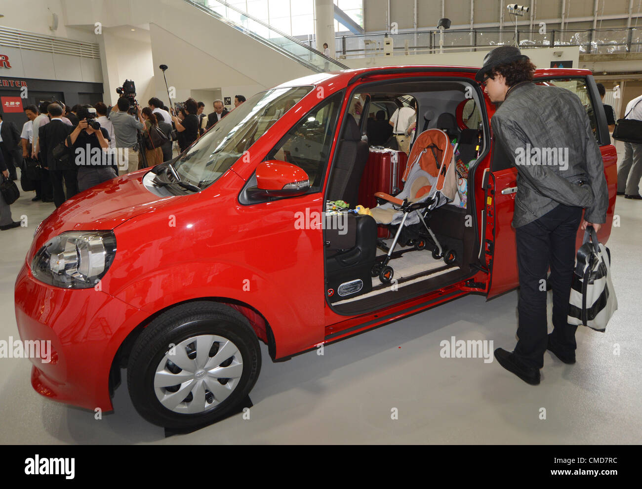 July 23, 2012, Tokyo, Japan - Toyota Motor Corp. unveils two new types ...