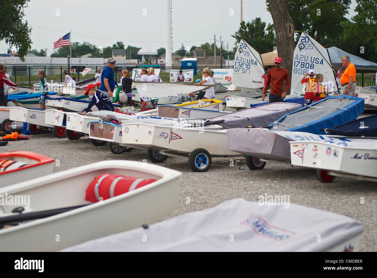 USODA National Championships The U.S. Optimist Dinghy Nationals Stock